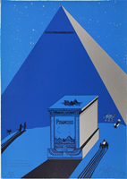 Eduardo ARROYO - "Pirámide a medianoche"