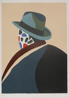  Eduardo ARROYO - 'Personaje con sombrero'
