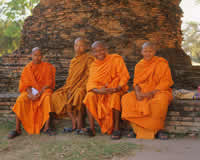  Alberto RODRIGUEZ - 'Cuatro monjes'. Ayutthaya. Thailandia